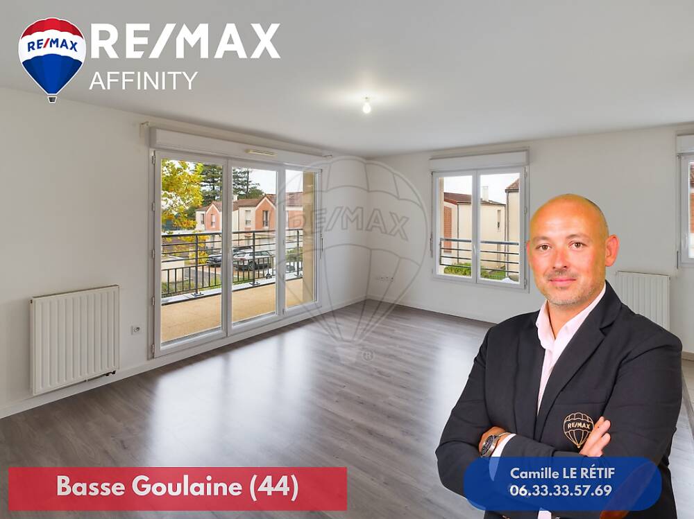 A vendre Appartement 3 pièces 65m² Basse-Goulaine